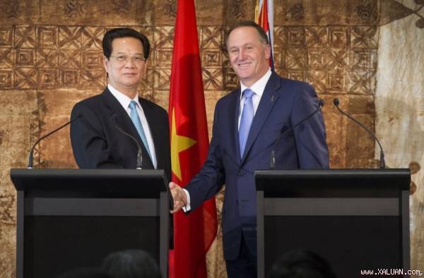 Thủ tướng New Zealand kết thúc tốt đẹp chuyến thăm chính thức Việt Nam  - ảnh 1